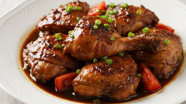 Cuisse de poulet braisée