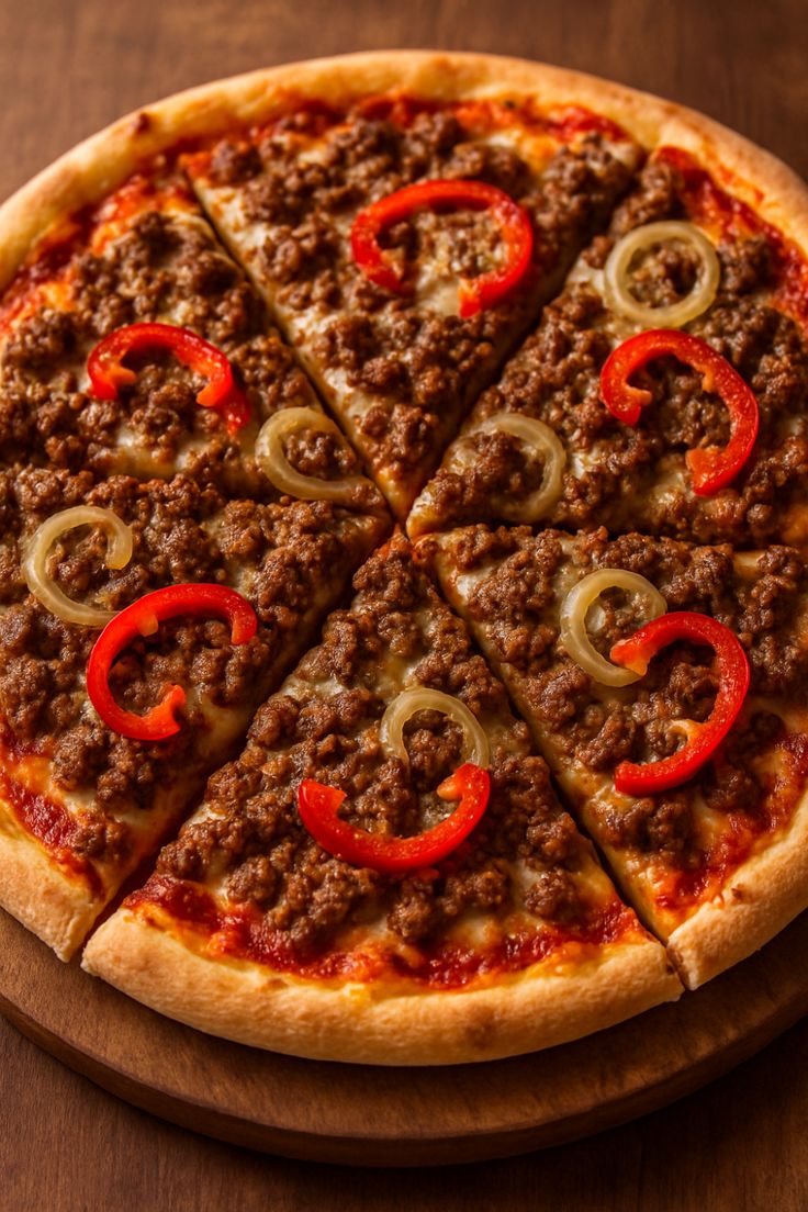 Pizza viande hachée