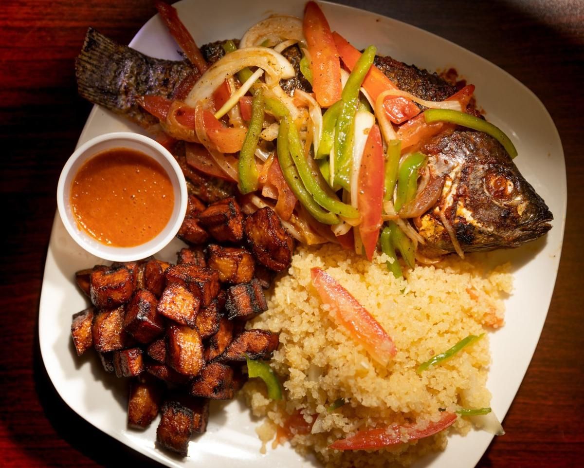 Attiéké poisson