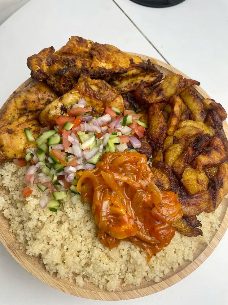 Attiéké poulet